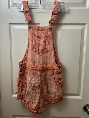 Anthropologie Pilcro Women’s Gauze Micro Overalls Size 6